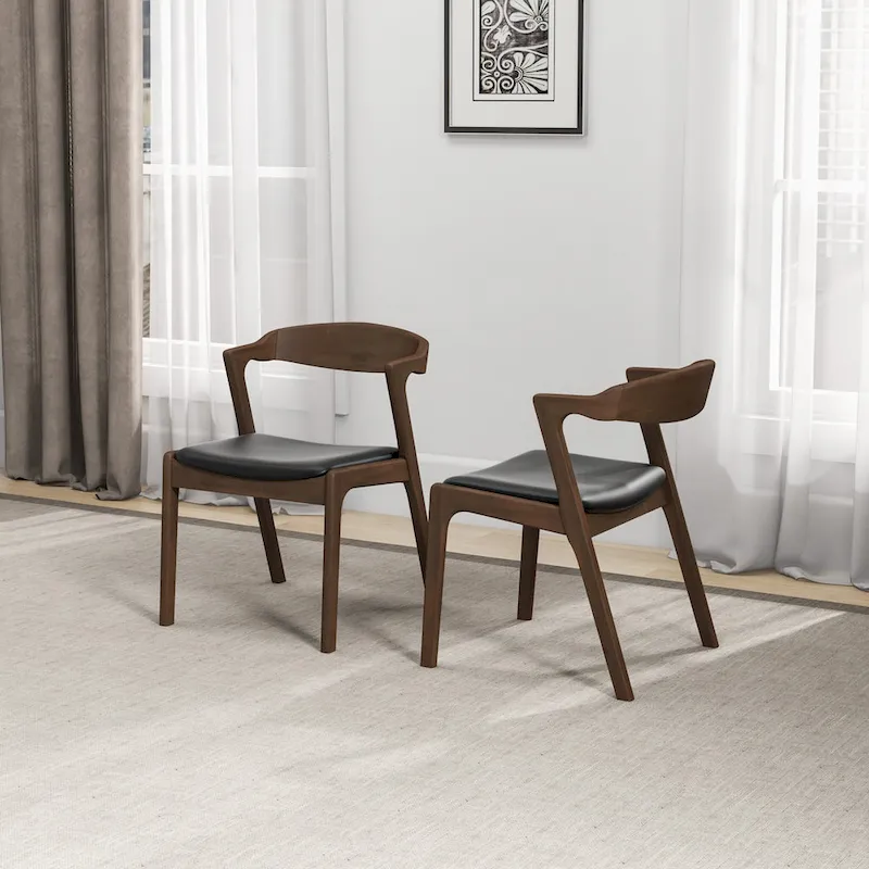 Rosanna Mid Century Modern Dining Chair (Set of 2)