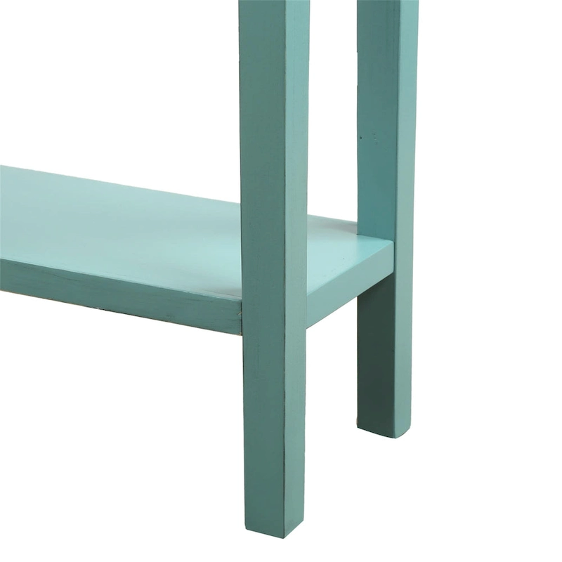 Merax Rustic 4-drawers Long Entryway Console Table