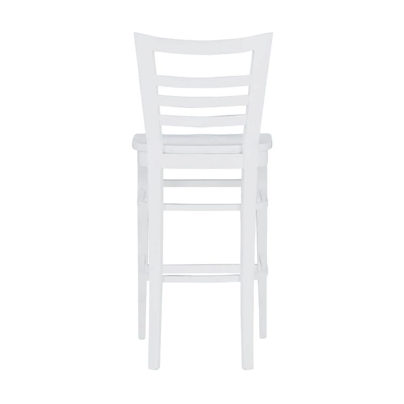 Heathcliff Rustic Solid Wood Barstool (Set of 2)