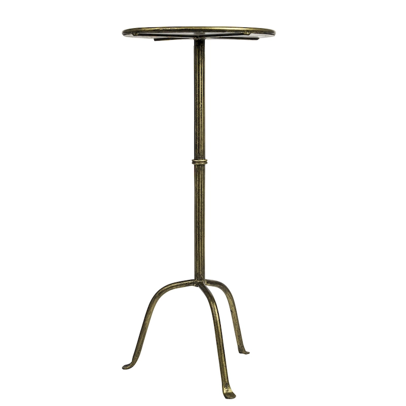 Round Metal Drink Table