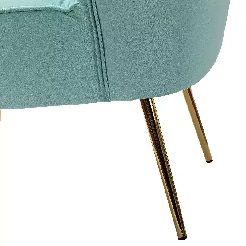 Quentin Velvet Accent Side Chair with Padded Seat Set of 2 | Karat Home