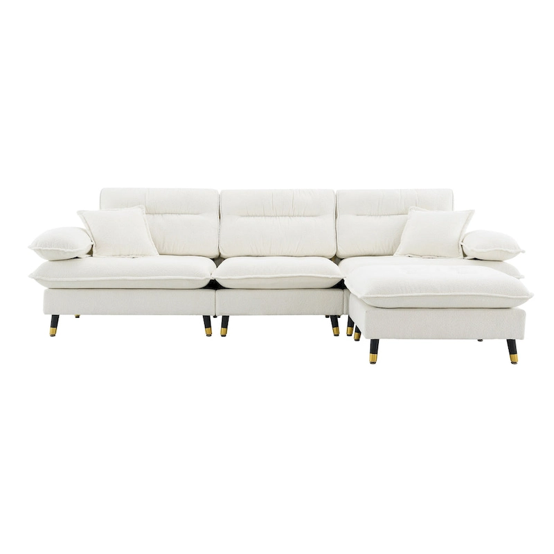 L shaped Convertible Sectional Sofa