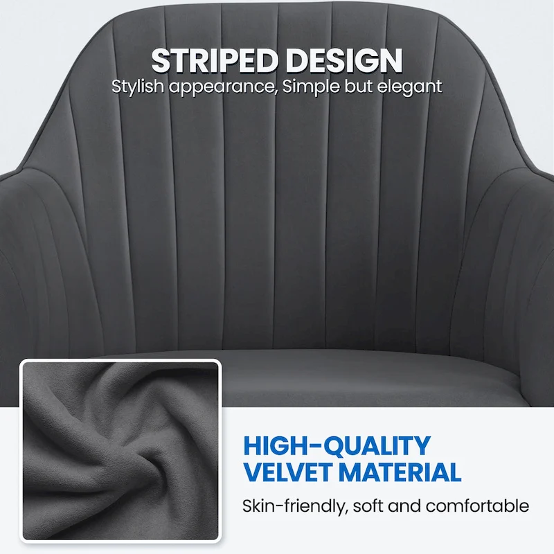 Yaheetech Desk Chair Height-Adjustable Swivel Computer Chair