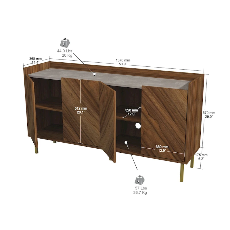 Elegant Entryway Sideboard/Console by Inval