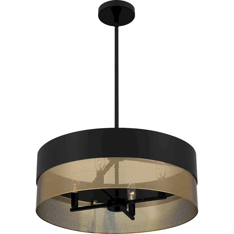 Alani 4-Light Matte Black Pendant Light