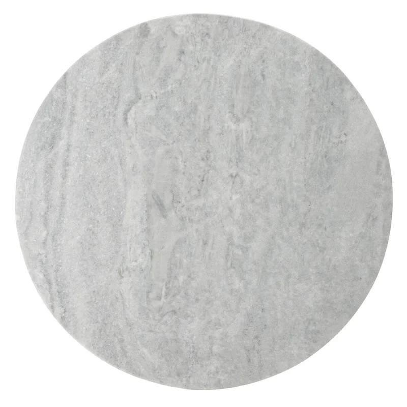SAFAVIEH Couture Ghicu Tall Round Marble Accent Table - 22 In W x 21 In D x 24 In H - 21Wx21Dx24H