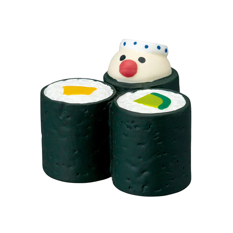 Decole Concombre Figurine - Sushi Restaurant - Seaweed Roll Sushi Bird
