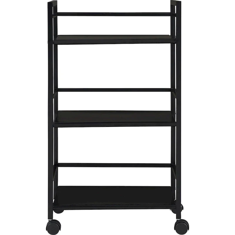 Emerald 3 Shelf Metal Rolling Utility Cart