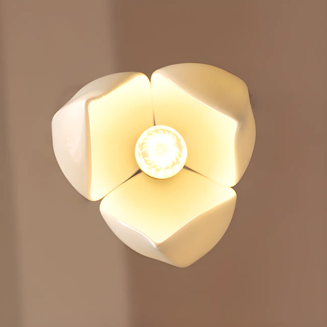 Elegant Ceramic Bud Shape LED Pendant Lamp