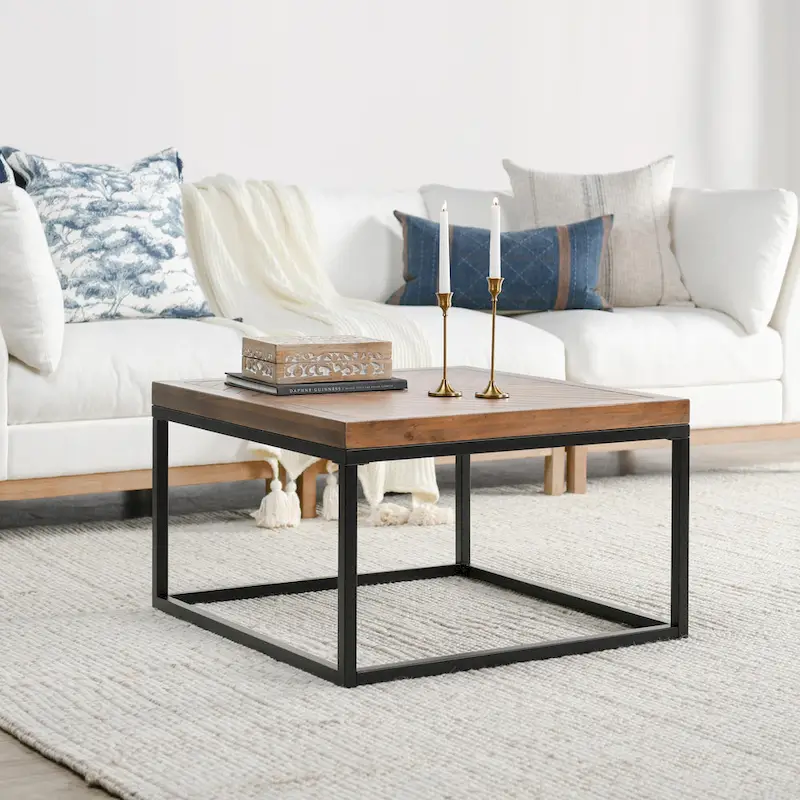 Chantel Square Coffee Table by Kosas Home - 18Hx30Wx30D