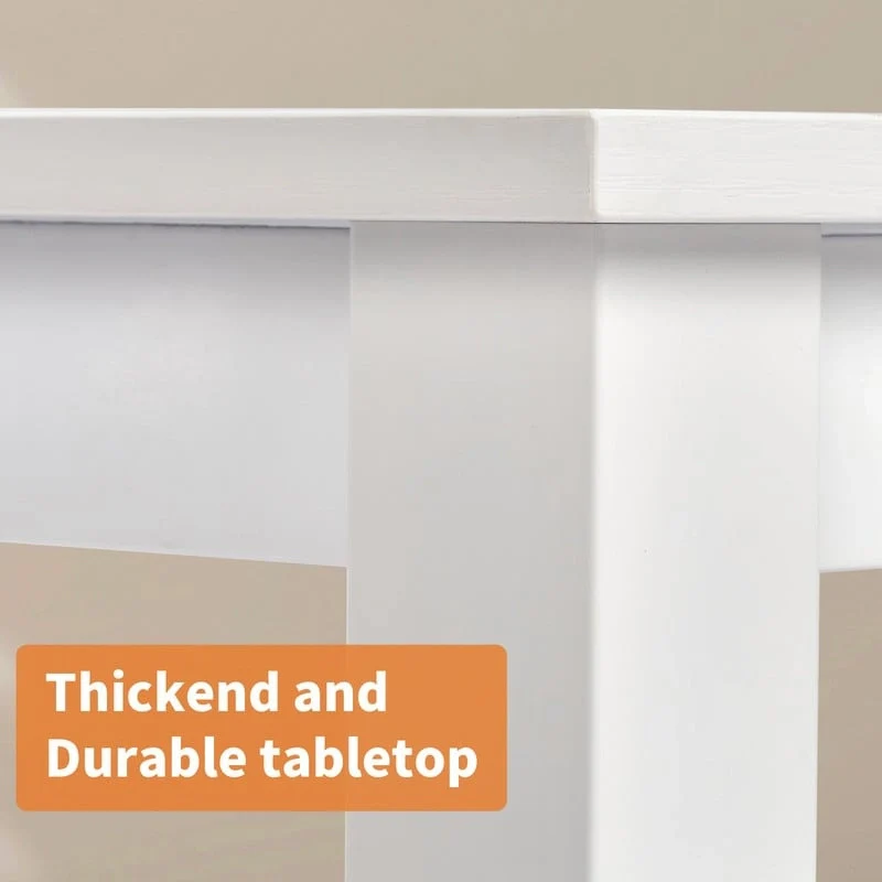 41.31 White Feet Writing Desk