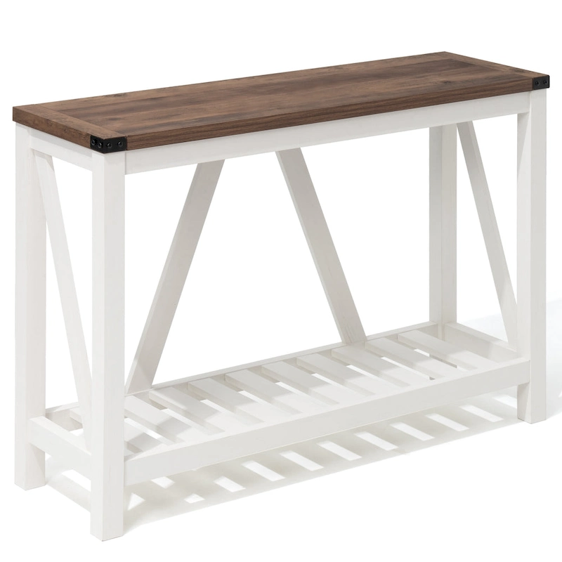 VredHom A-frame Console Table with Display Shelf
