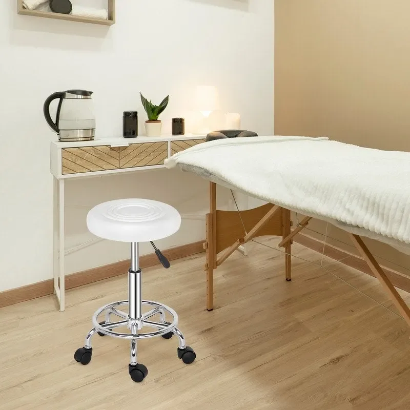 Adjustable Rolling Swivel Salon Stool Chair for Tattoo Massage Facial Spa,Bar Stool