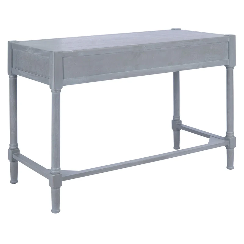 Zennure White Washed Grey Writing Desk