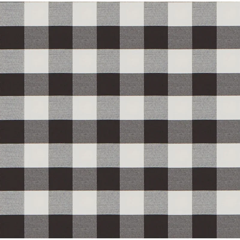 Ada Black and White Buffalo Check Plaid Accent Chair by iNSPIRE Q Classic