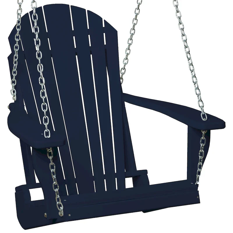 Poly Lumber Adirondack Swing Chair with Chains