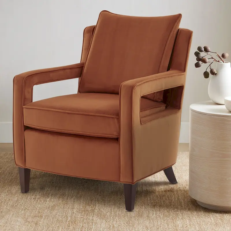 Quinn Velvet Accent Arm Chair by Greyson Living