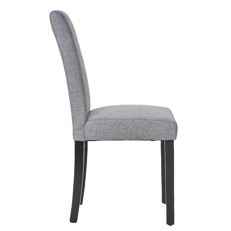 VECELO Upholstered Dining Chairs Set of 6 Parson Classic Upholstered Dining Chair,Modern 37