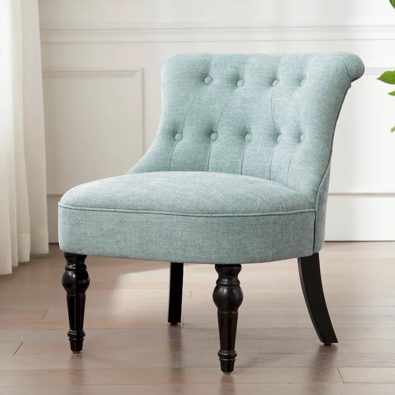 Living Room Armless Accent Comfy Chair