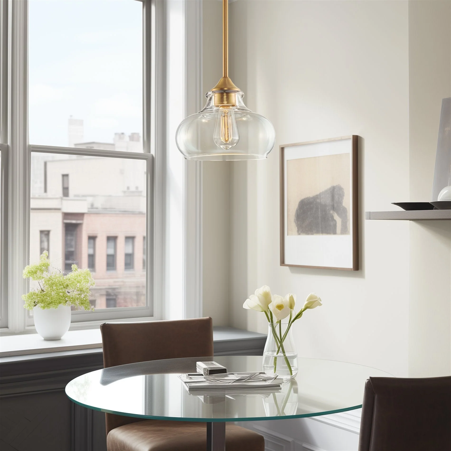 Harlow 9 Modern Industrial Farmhouse / Schoolhouse / Rustic Pendant Light