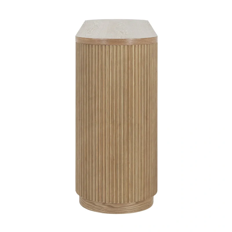 Modern Entryway Console Table - Slim Sofa Table with Open Shelf & Elegant Wood Grain, Multi-Functional Hallway Table