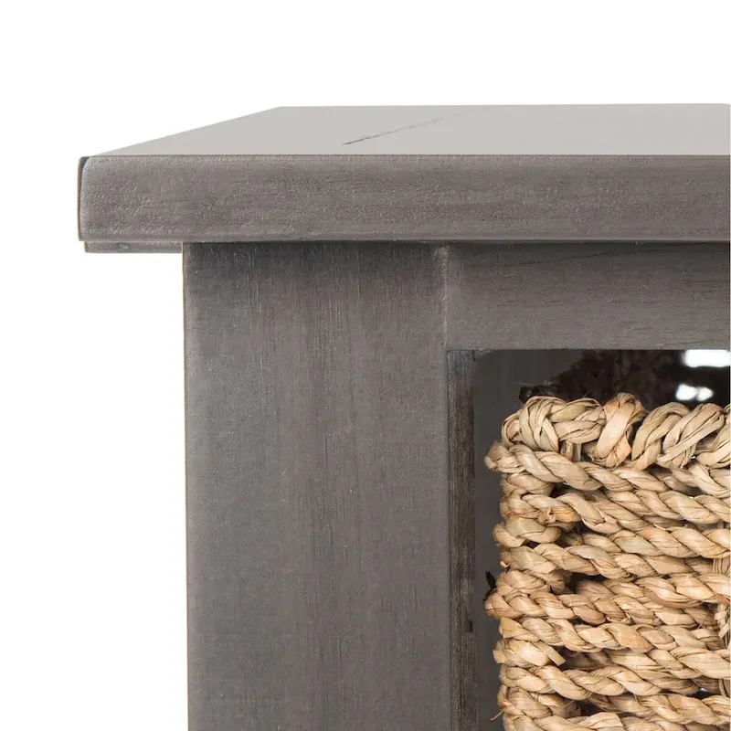 SAFAVIEH Edyth Grey Console - 44.5  x 13.4  x 31.5  - 45Wx13Dx32H