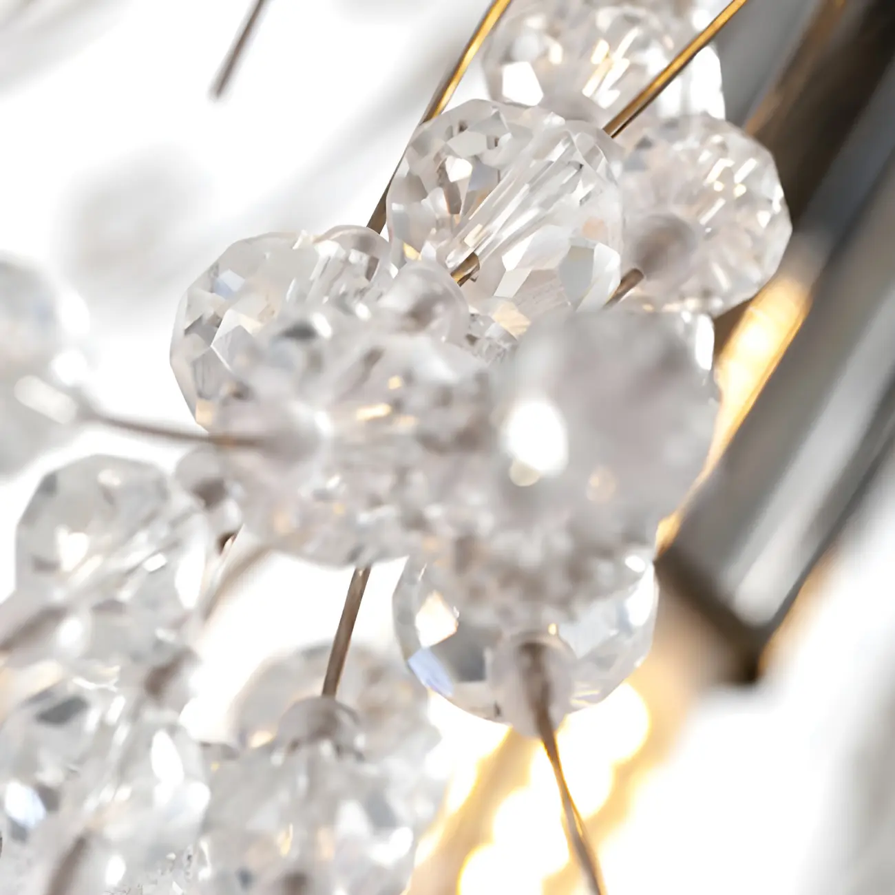 Adjustable Modern Gold Crystal Explosion Sputnik Chandelier