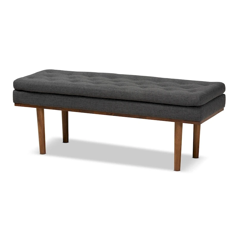 Carson Carrington Ufas Mid-century Modern Upholstered Bench