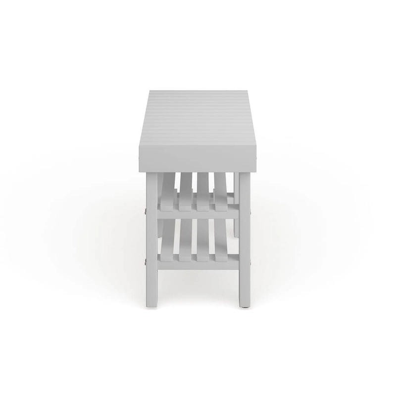 The Gray Barn Waggoner Solid Wood Shoe Bench