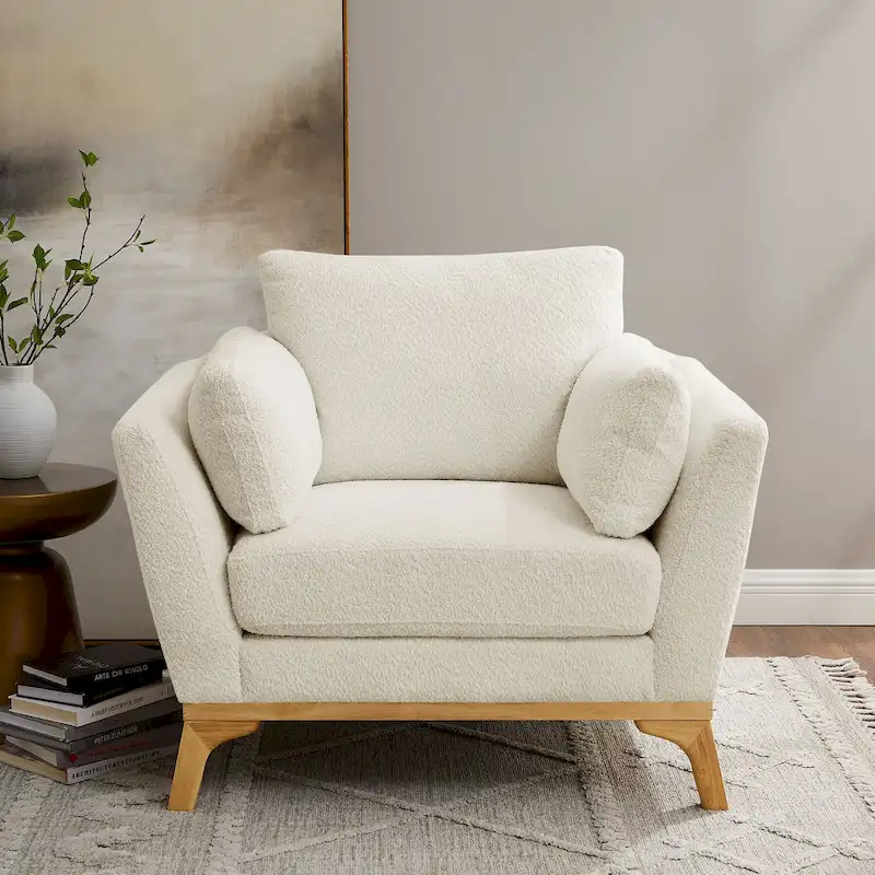 VANOMi 41.7 Modern Flared Arm Accent Chair