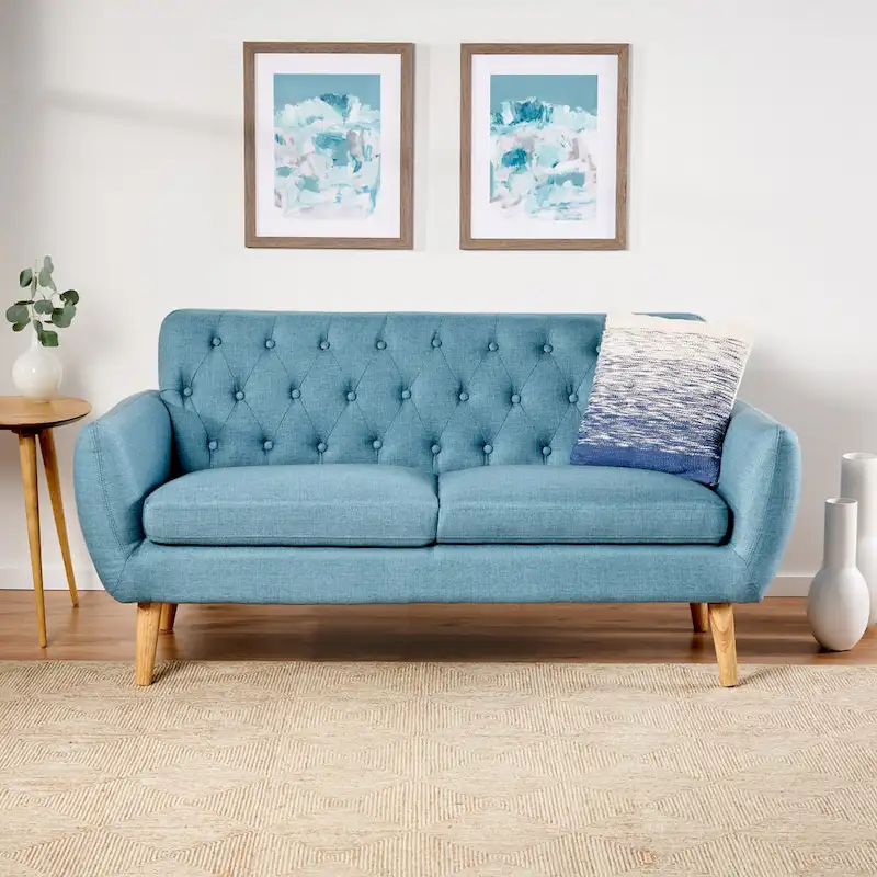 Bernice Mid-century Modern Petite Sofa by Christopher Knight Home