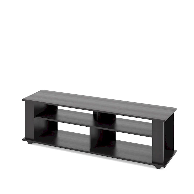 Black Wooden TV Stand - Up to 75