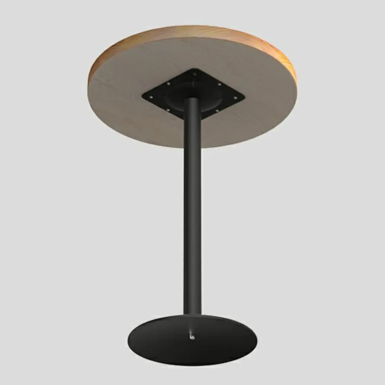 Cosmopolitan Light Wood Bar Set with Round Table