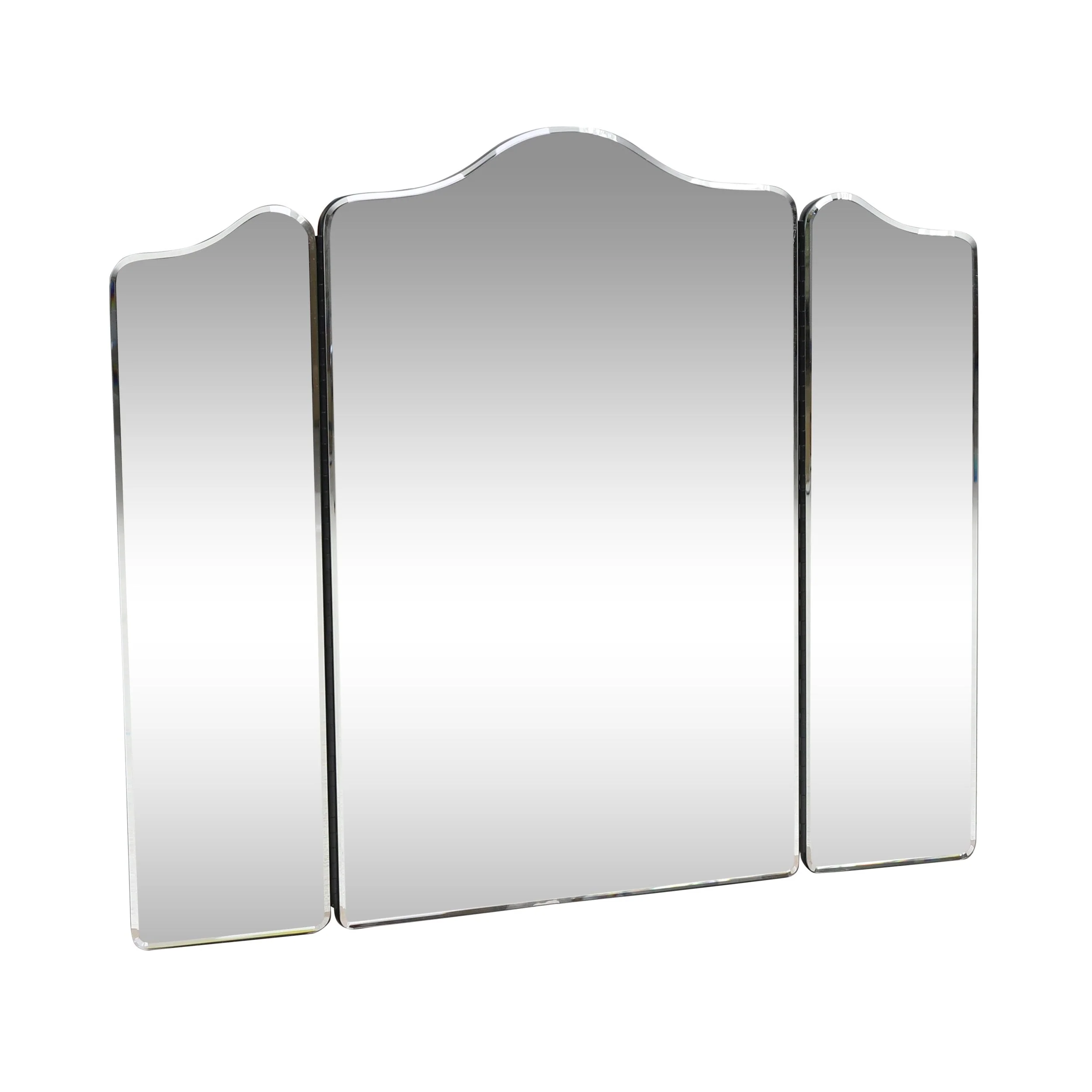 Modern Glam Foldable 3-Panel Vanity Mirror - NH294313