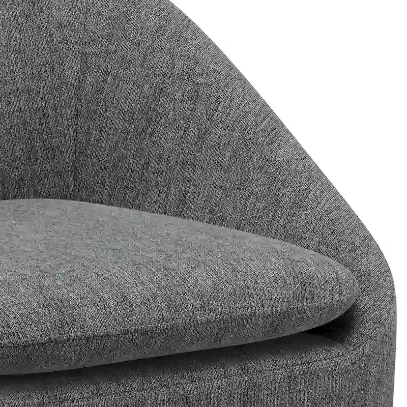 WYNDENHALL Bonita 27 inch Wide Irregular Mid Century Modern Accent Chair - 26.6 D x 26.8 W x 31.5 H