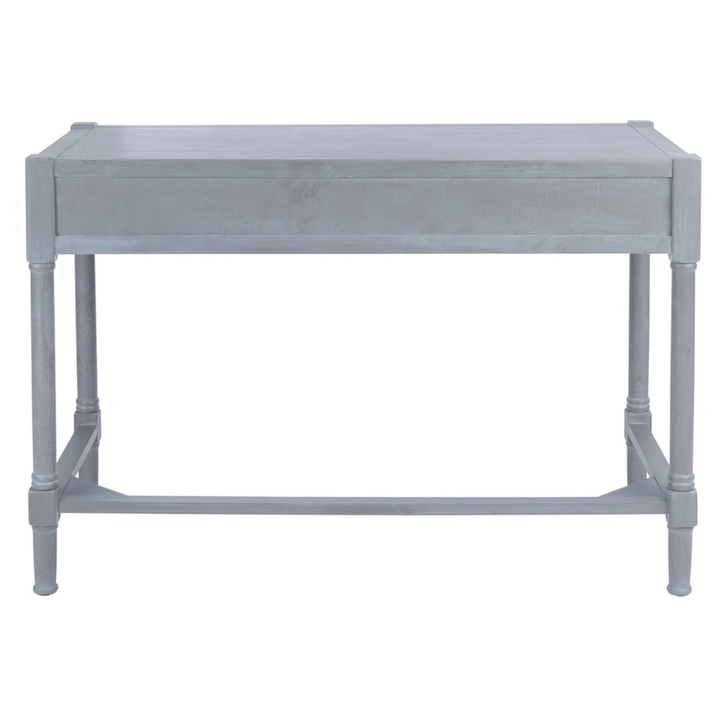 SAFAVIEH Zennure White Washed Grey Writing Desk