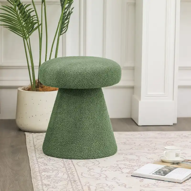 Mushroom Ottoman Large Soft Foot Stool