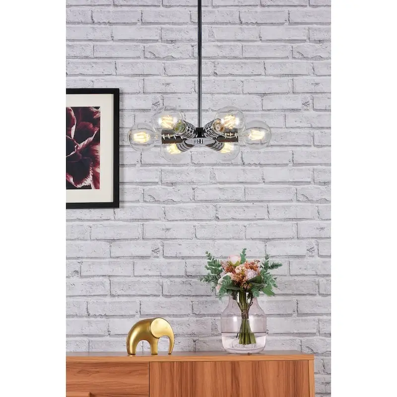Rosie 6 Light Pendant - 9 Inch