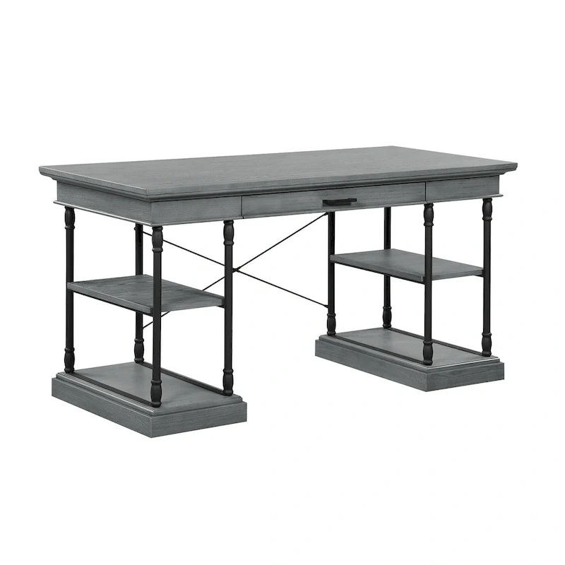 Corvus Ursula 59 1-Drawer Wooden Computer Writing Desk