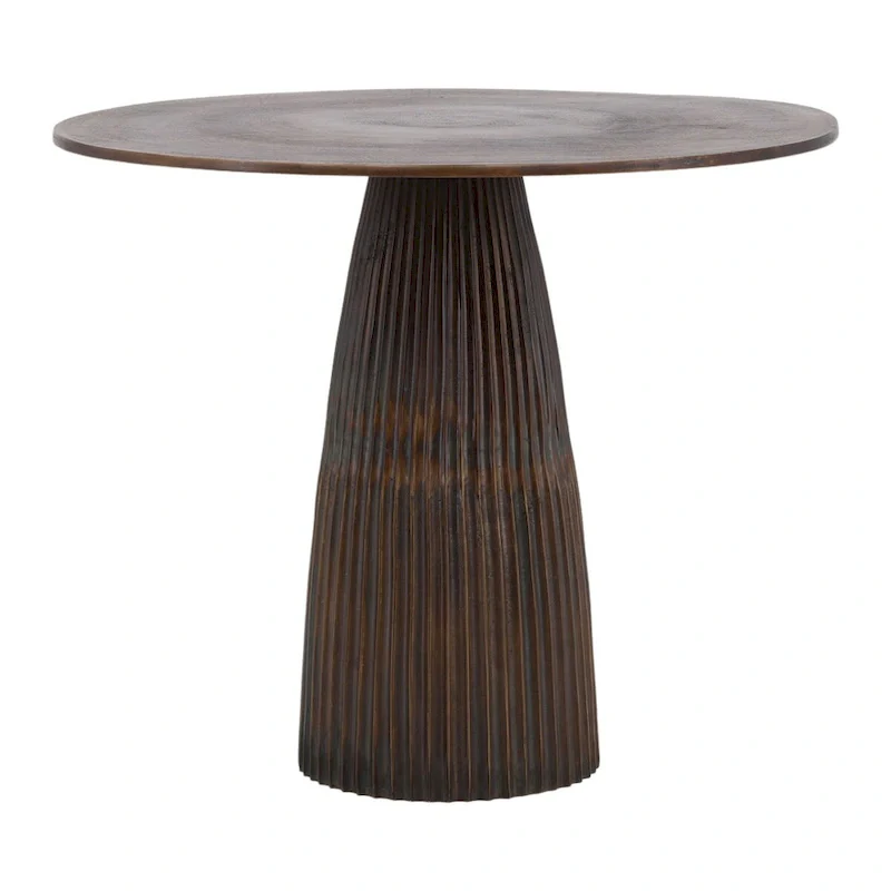 Abbey Aluminum Bistro Table, Bronze