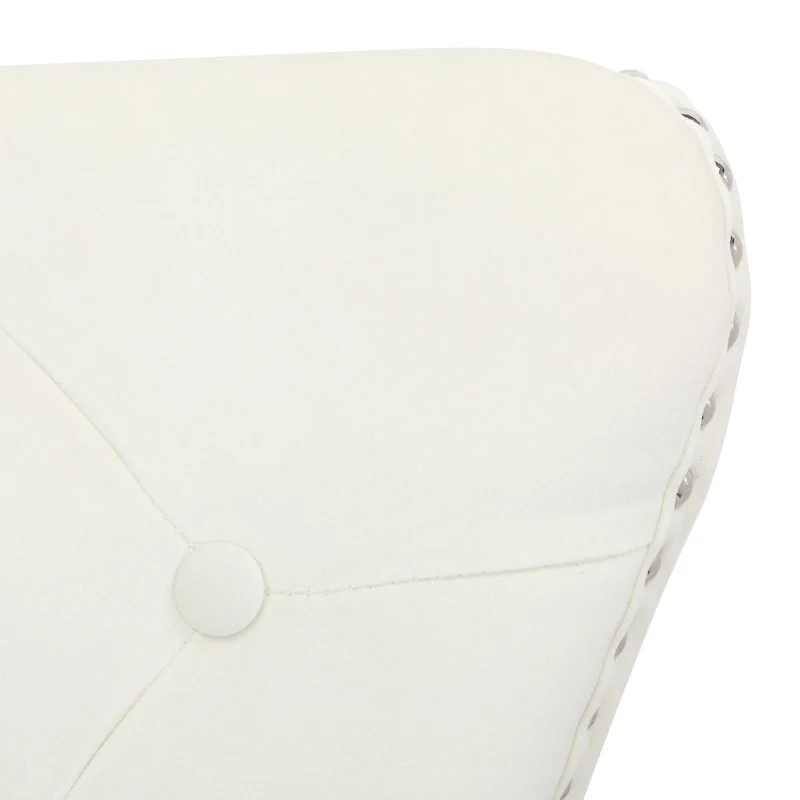 Grandview Tufted Wingback Dining Chair (Set of 4) with Nailhead and Ring Pulls