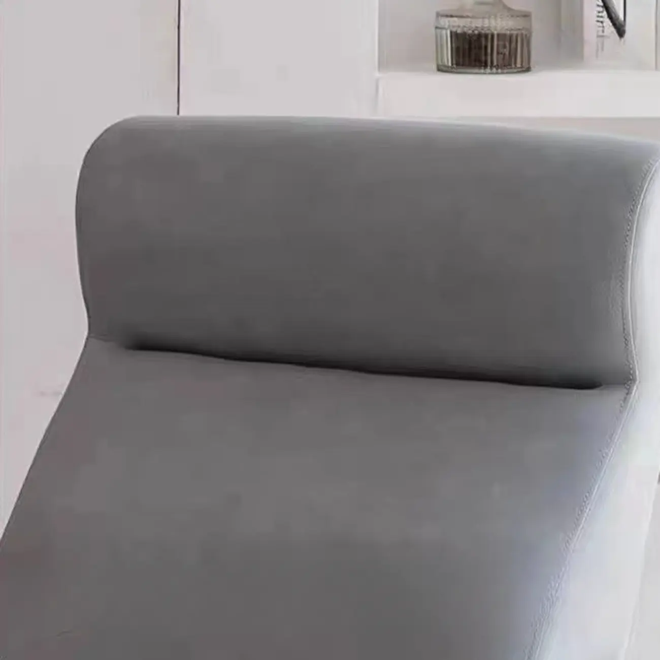 Modern Wood Upholstered Rocking Chair with Optional Ottoman