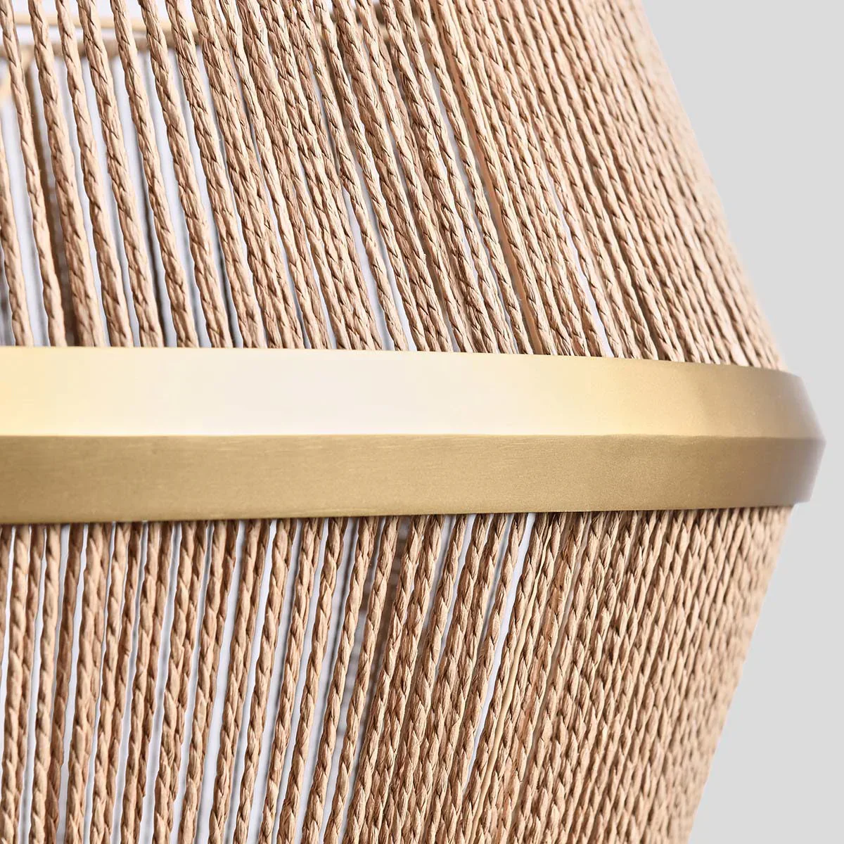 Wendy Rattan Round Chandelier