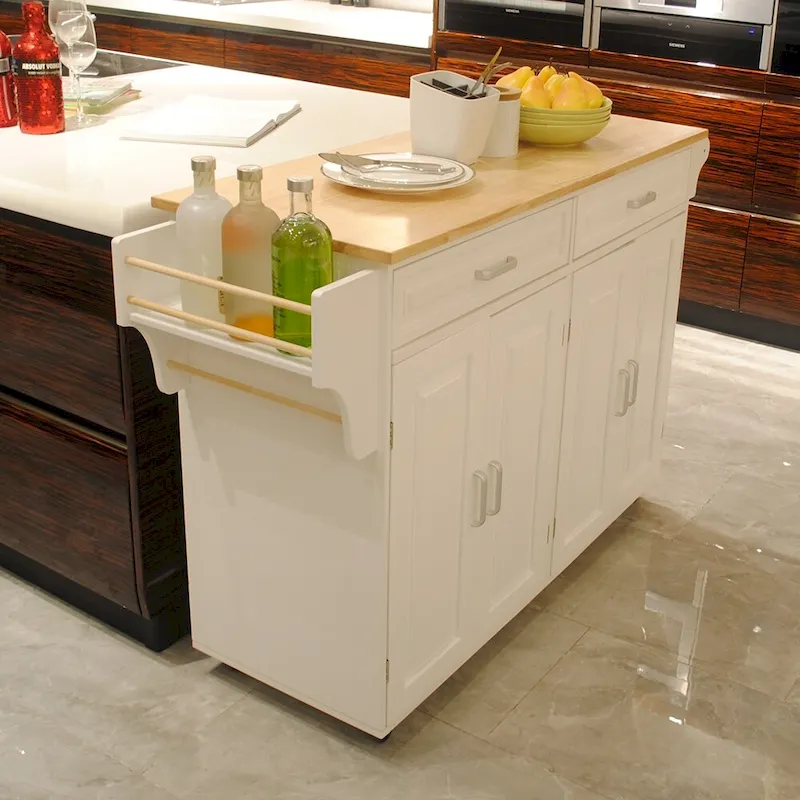 Kitchen Island & Kitchen Cart(no include stool)