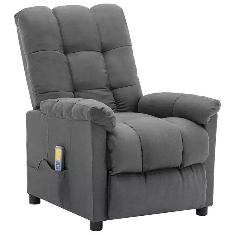 vidaXL Electric Massage Chair Dark grey