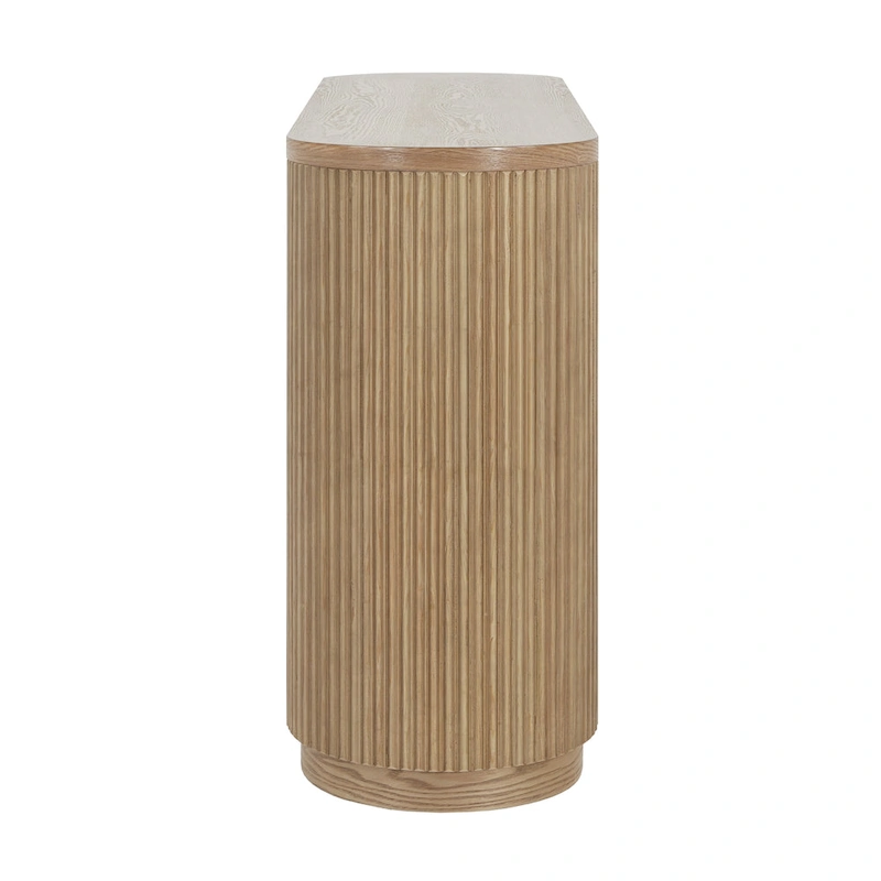 Christopher Knight Home - Mirod Modern Entryway Console Table with Open Shelf & Elegant Wood Grain Design