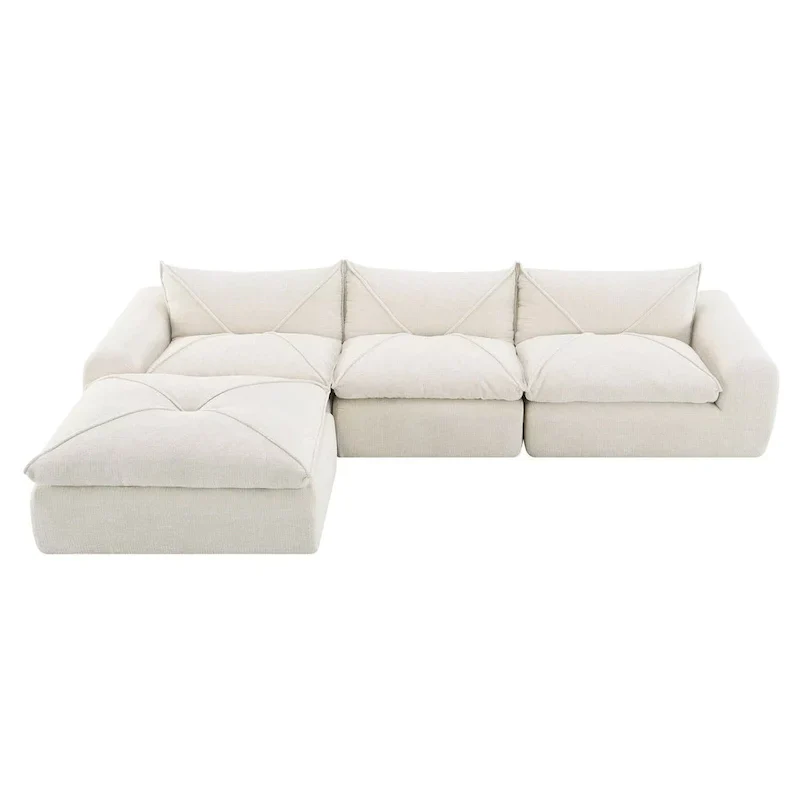 116  Fully Compressed Sofa with High Density Foam,Particle Chenille