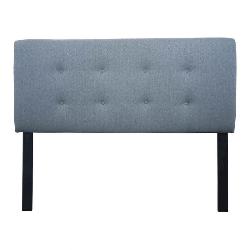 8-button Tufted Candice Bay Blue Headboard