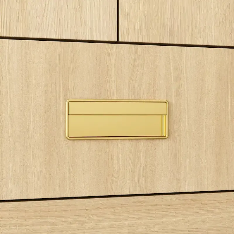 Wardrobe Closet Cabinet with Gold Handles and Optional Top Cabinet