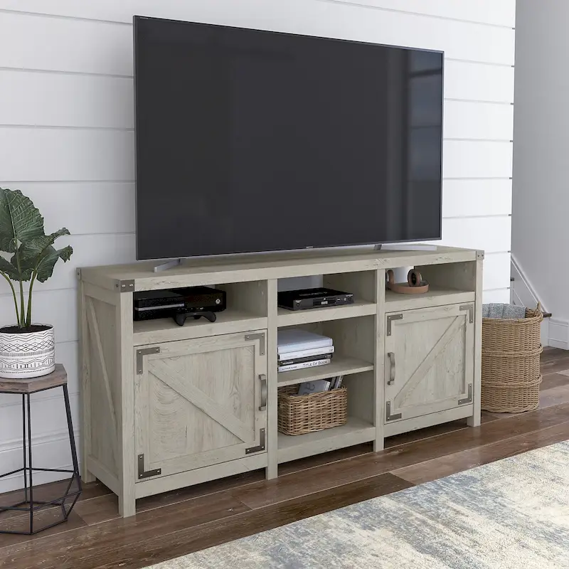 Cottage Grove 65W Farmhouse TV Stand for 75 Inch TV by Bush Furniture